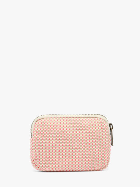 Porte-monnaie Hindbag Rose tressage TS vue secondaire 2
