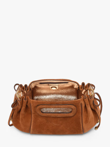Sac Porté épaule Folk Light Cuir Gerard darel Marron folk light W405 vue secondaire 4