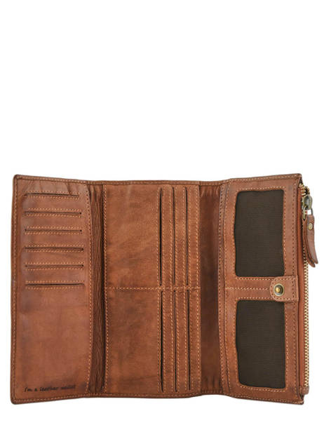 Portefeuille Heritage Cuir Biba Marron heritage POR4L vue secondaire 1