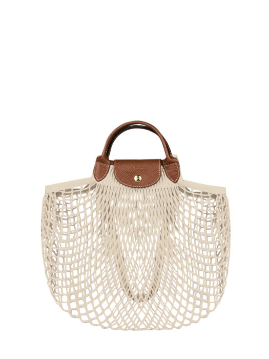 Longchamp Le pliage filet Hobo bag White