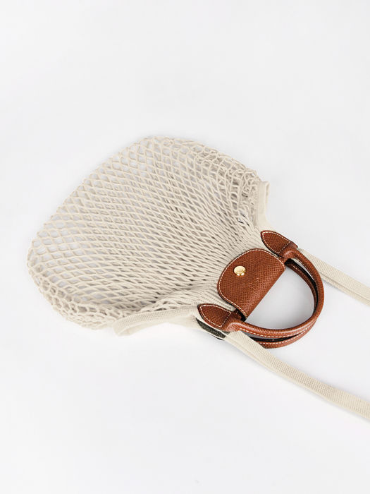 Longchamp Le pliage filet Hobo bag White