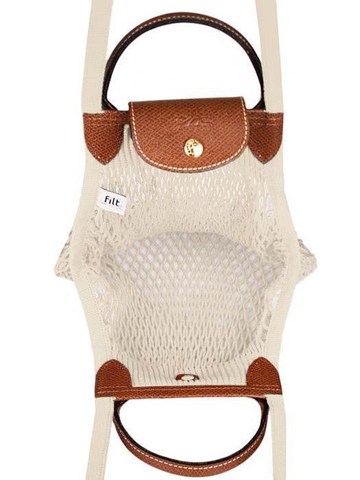 Longchamp Le pliage filet Hobo bag White