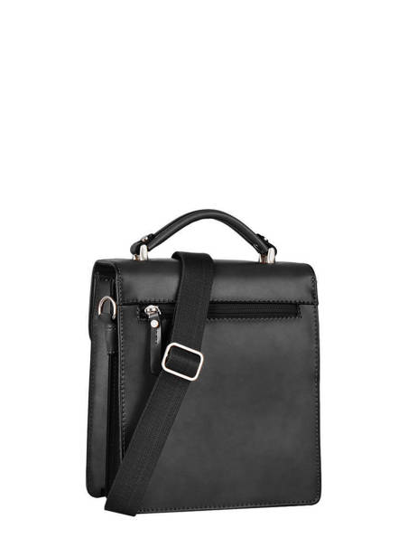 Leather Crosta Crossbody Bag 2 Compartments Etrier Black crosta ECRO7150 other view 3