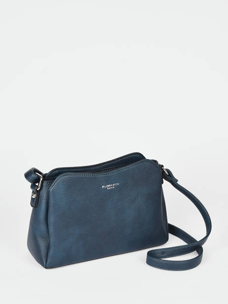 Sac Bandoulière Grained Miniprix Bleu grained F2516 vue secondaire 2