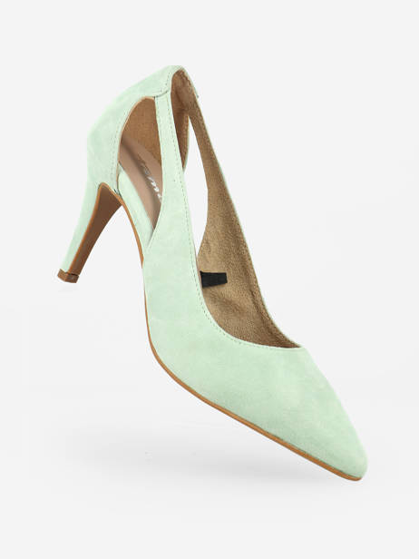 Escarpins En Cuir Tamaris Vert women 38 vue secondaire 4