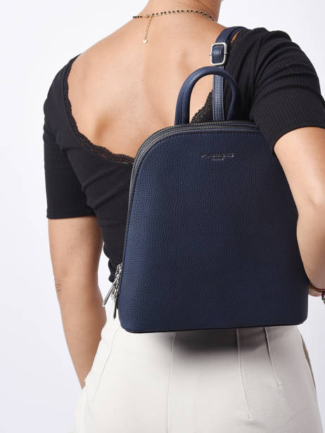 Sac à Dos Miniprix Bleu grained F2547 vue secondaire 1