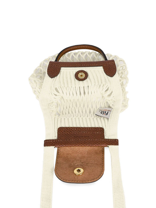 Longchamp Le pliage filet Pochettes Blanc